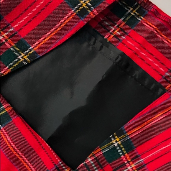 O'Neil of Dublin Red Tartan Plaid Girls Dress Size 8 - Picture 3 of 5